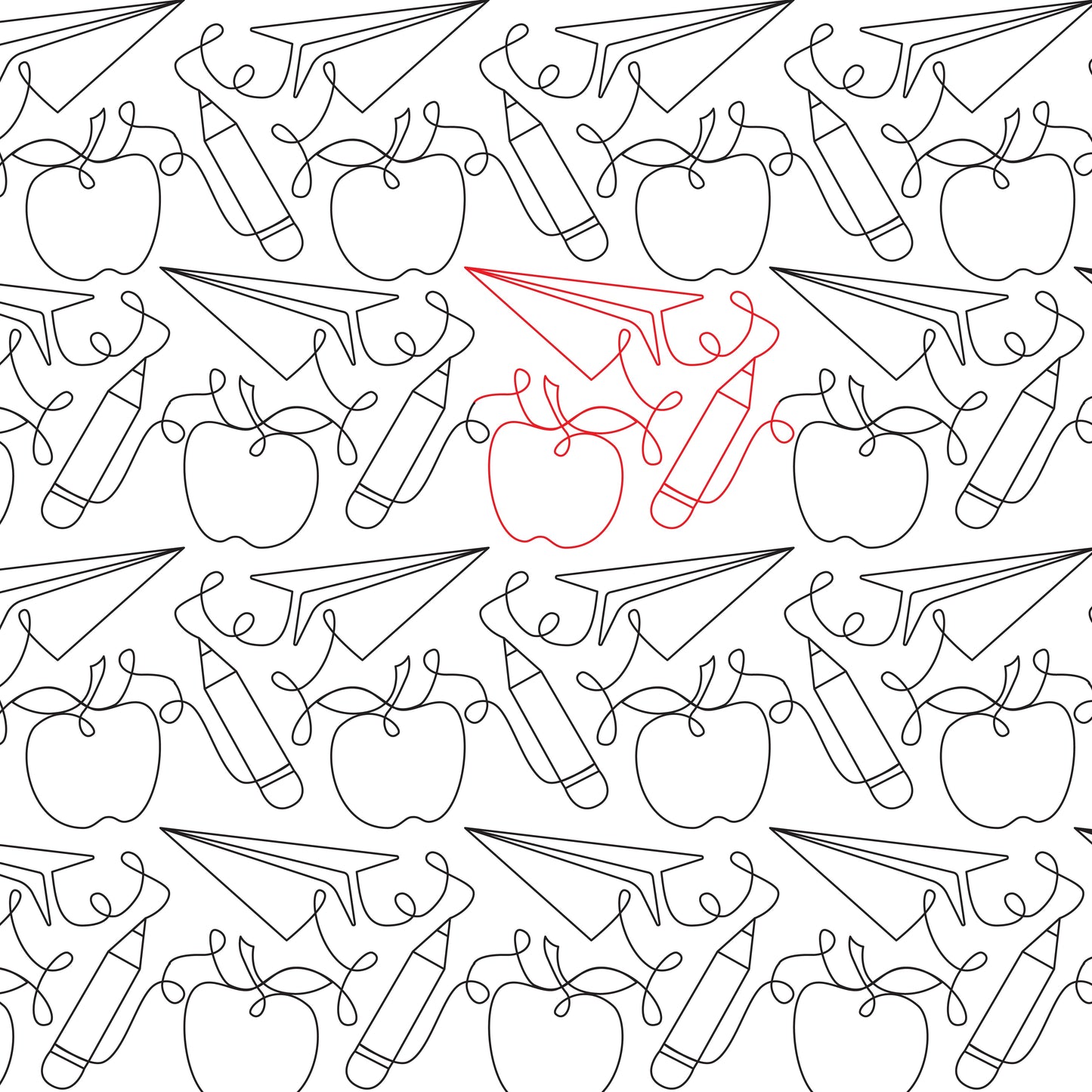 ABM Back-to-School Edge to Edge Pattern