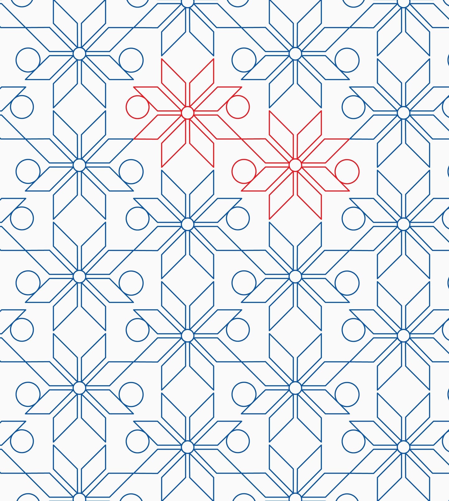 Modern Poinsetta by Sew Shabby Quilting