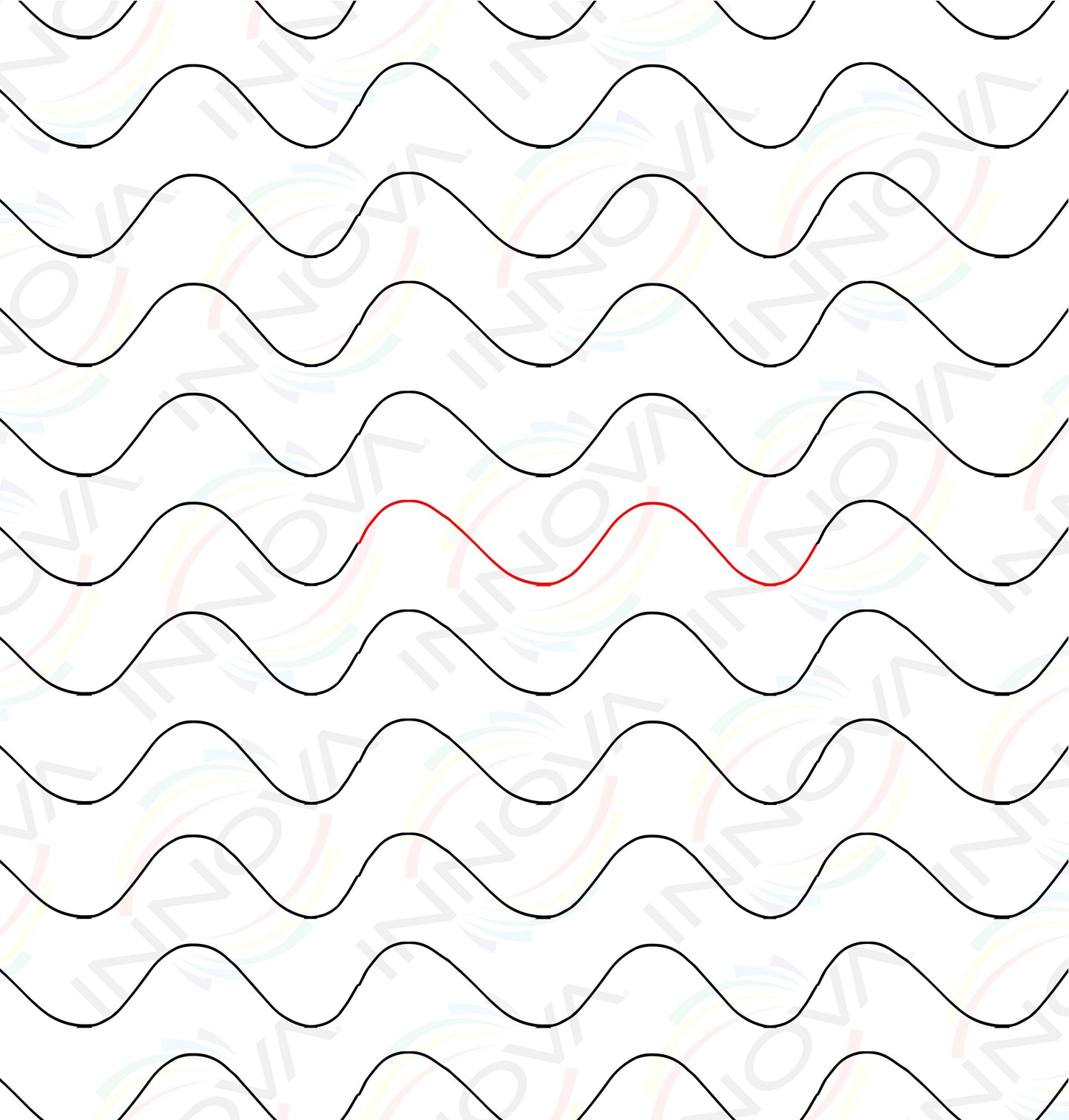 Wavy Lines by Sew Shabby Quilting