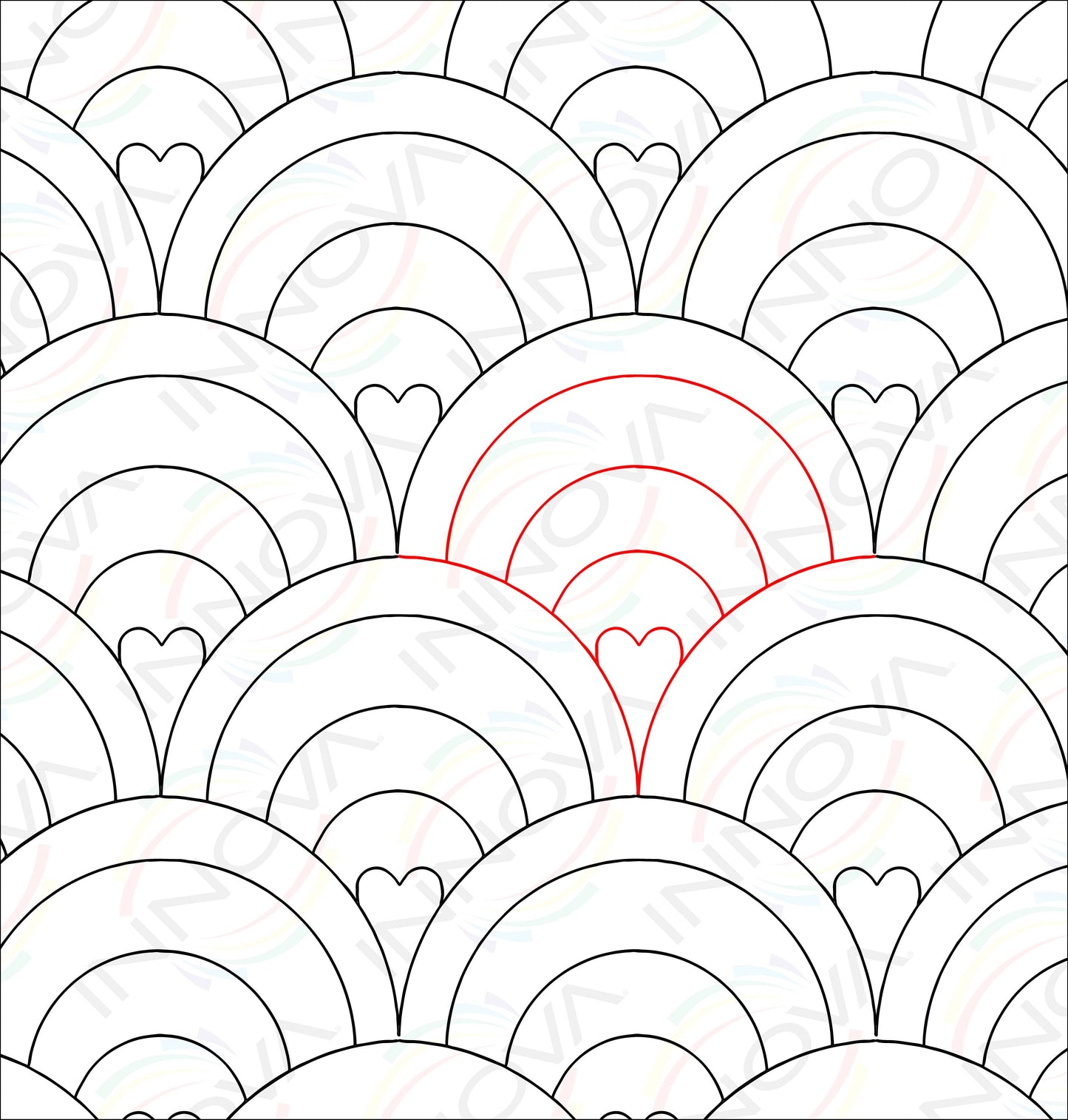 Bubble Heart Clams by Sew Shabby Quilting