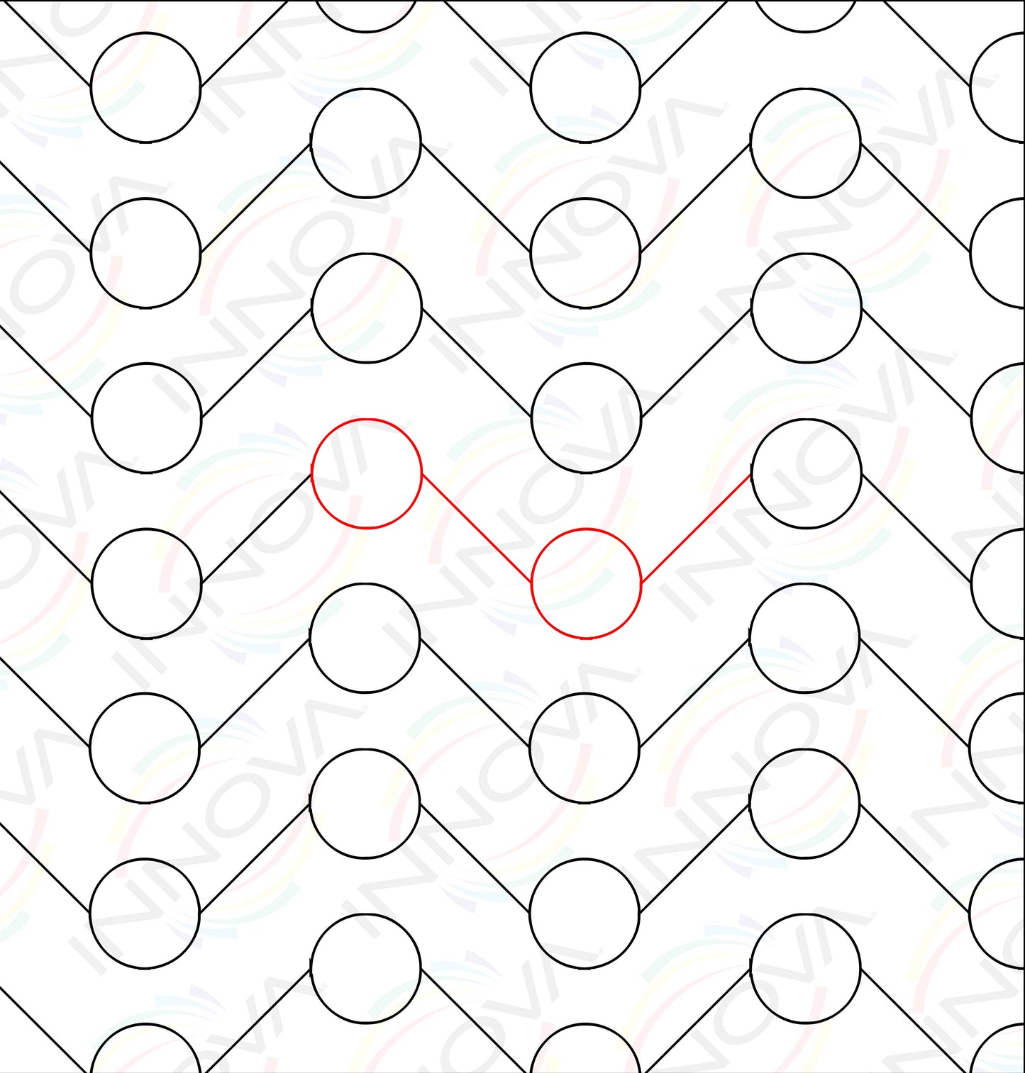 Chevron Pearls by Sew Shabby Quilting