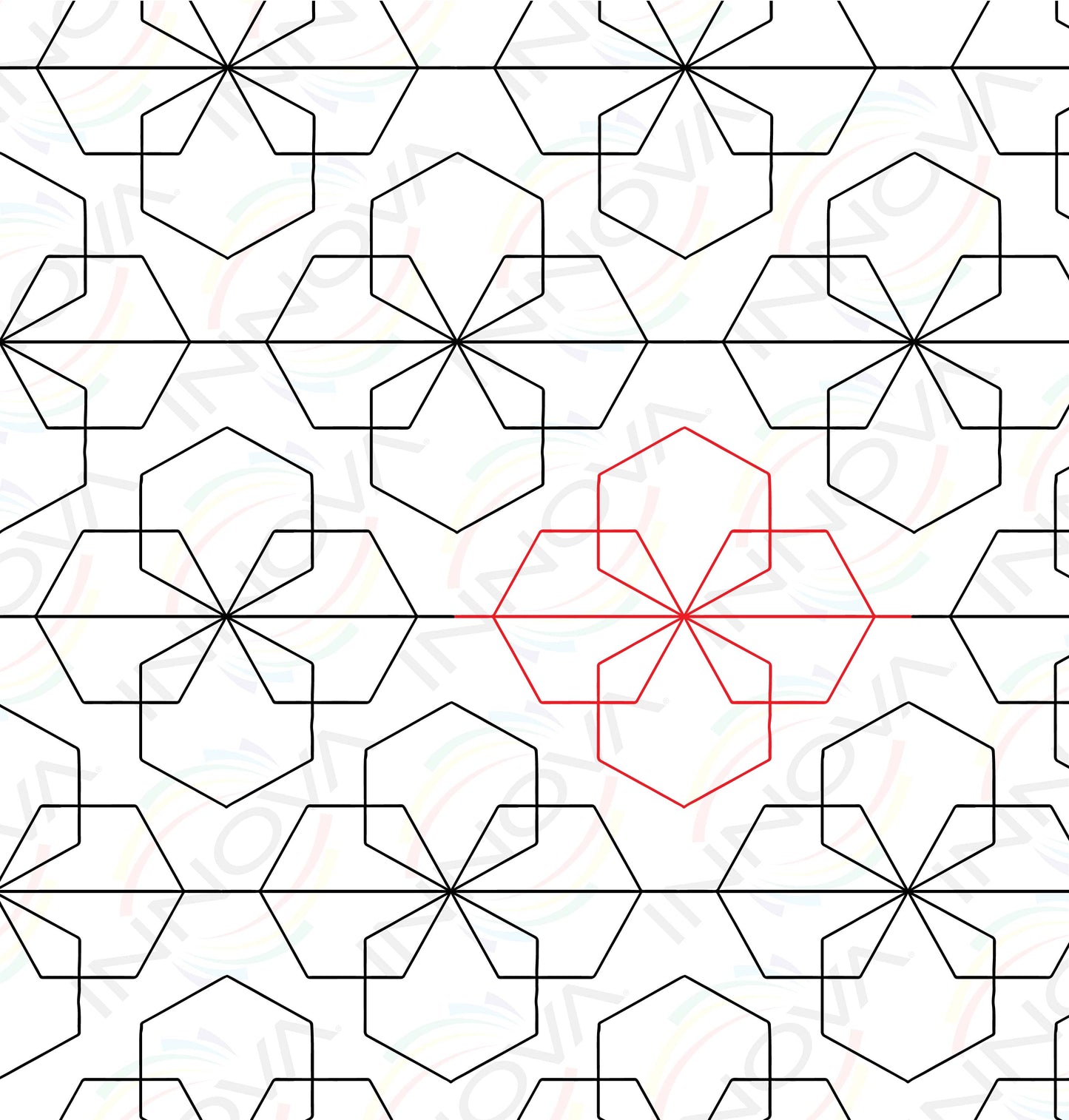 Hexi Flower by Sew Shabby Quilting