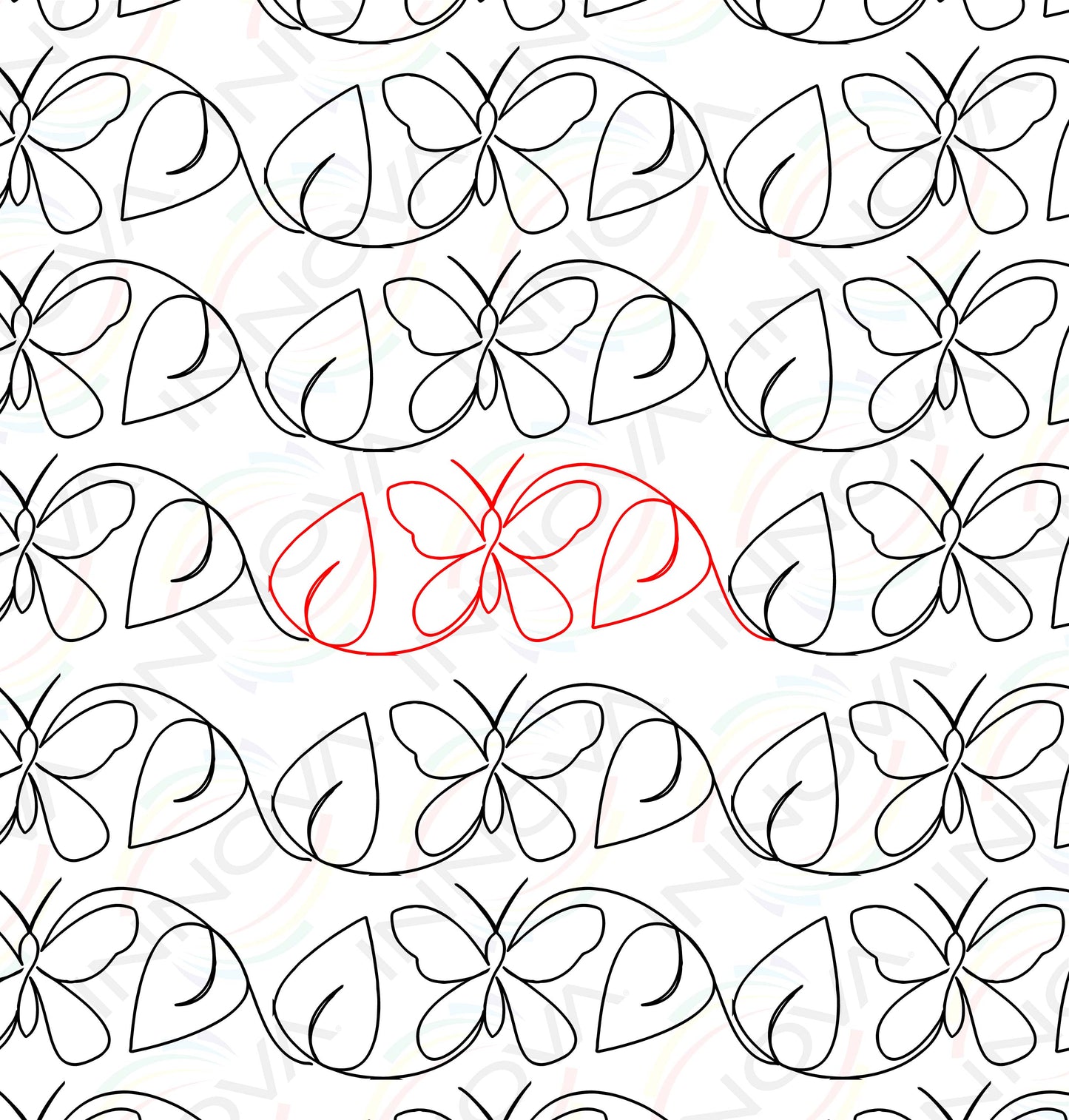 Lacie Butterfly Leaves by Sew Shabby Quilting