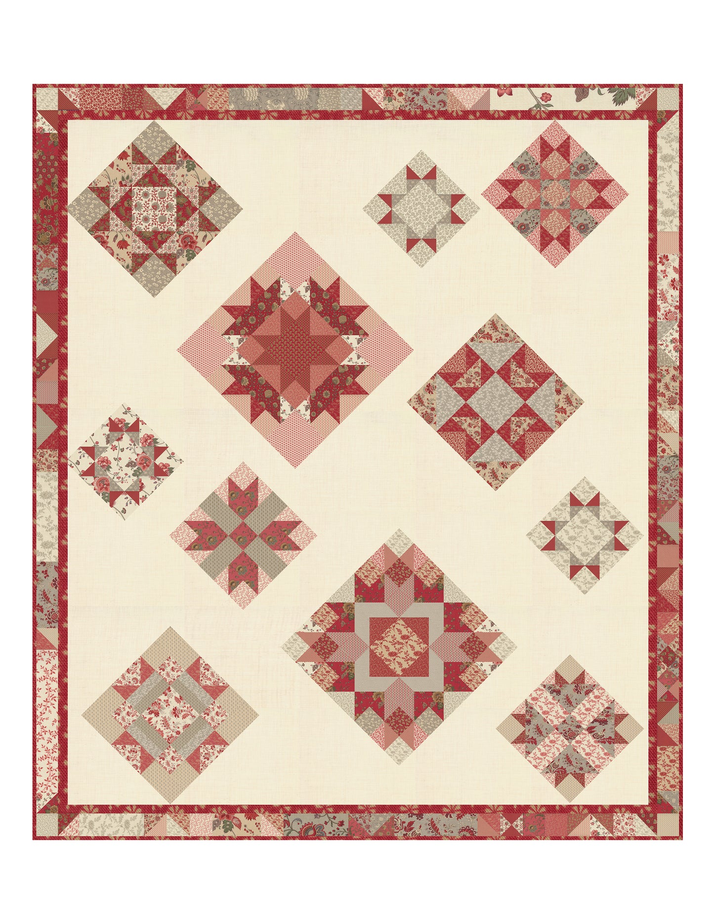 Bonheur de Jour Wingtip Elegance Quilt Kit