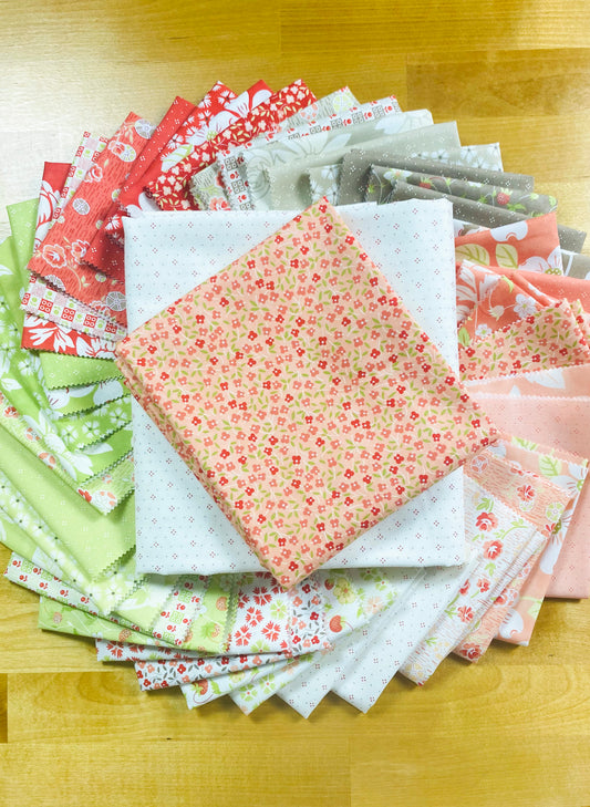 Wingtip Elegance Strawberries and Rhubarb Quilt Kit