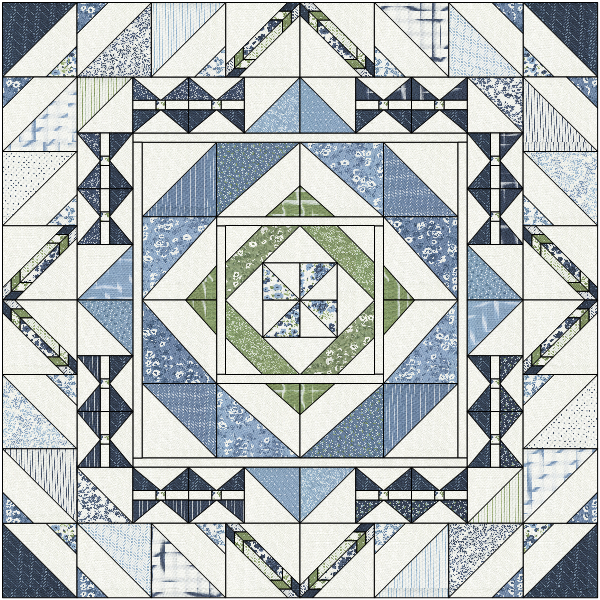 Nantucket Hop Jack Quilt Kit