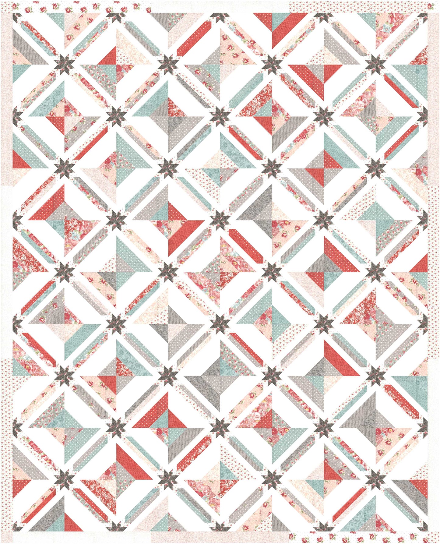 Sanctuary Spools and Stars Quilt Kit