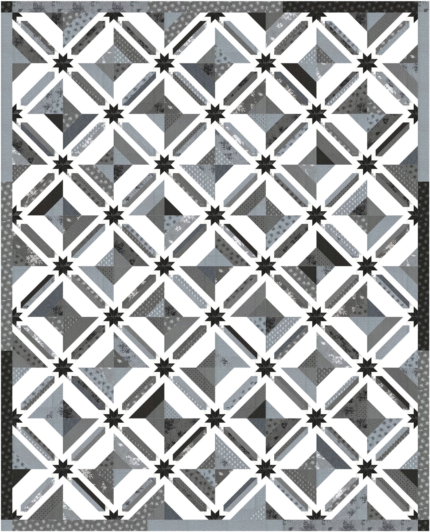 Urban Farmhouse ll Spools and Stars Quilt Kit
