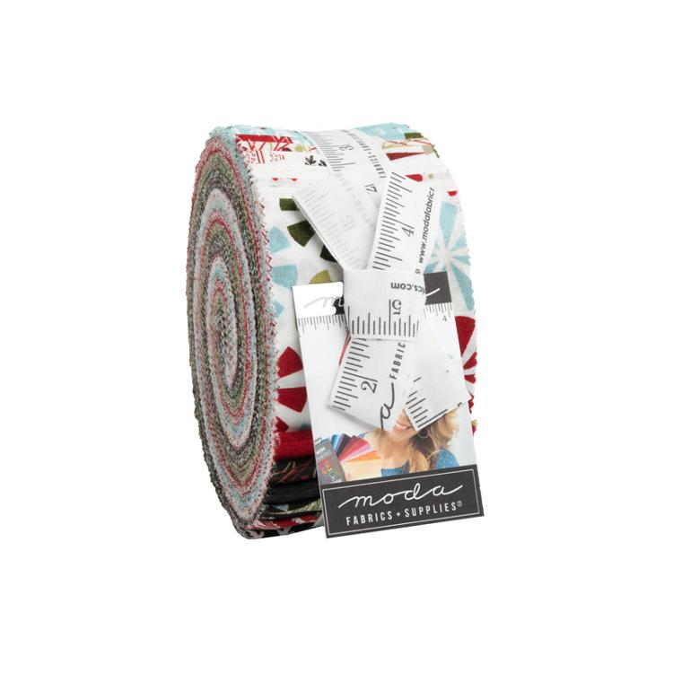 Moda Holly Berry Tree Farm Jelly Roll