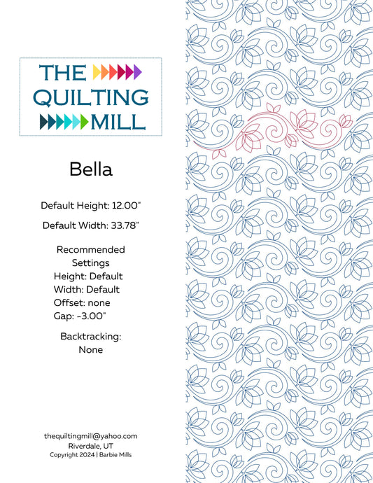 Bella Quilting Pattern by Barbie Mills