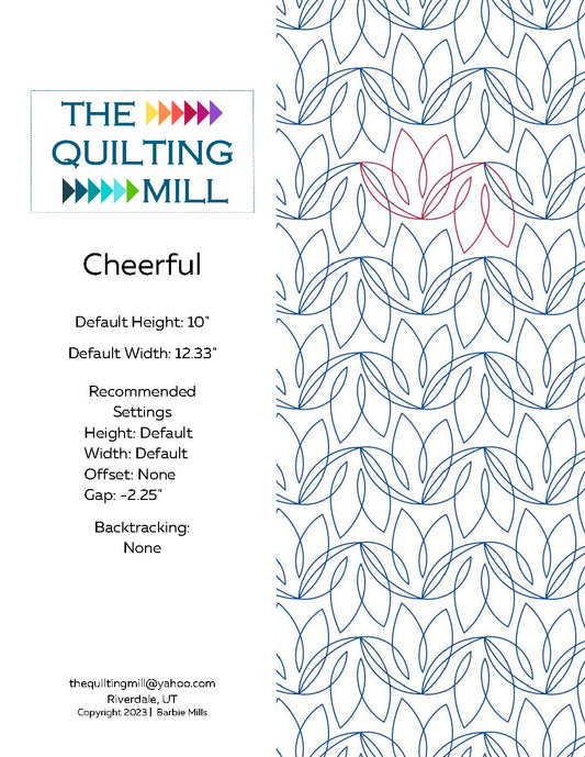 Cheerful Quilting Pattern by Barbie Mills