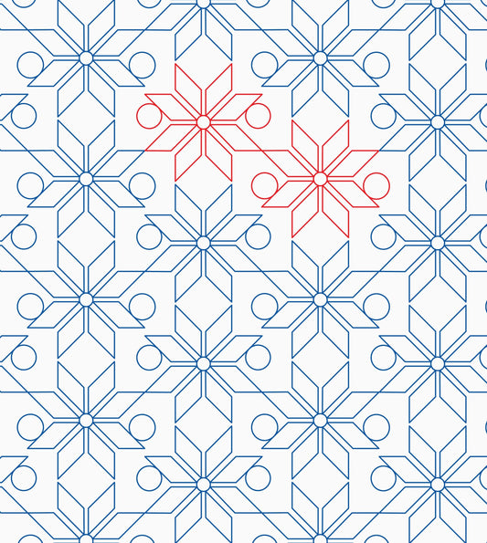 Modern Poinsetta by Sew Shabby Quilting