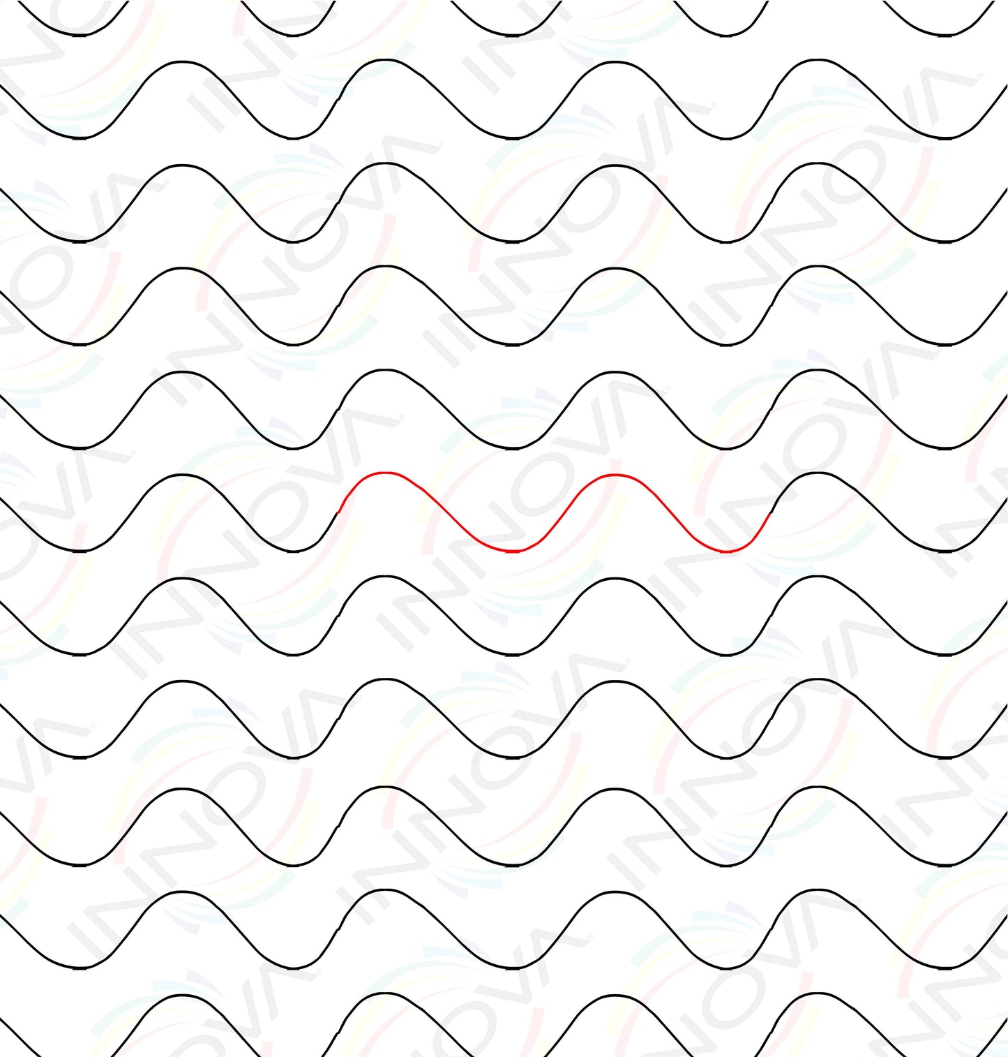 Wavy Lines by Sew Shabby Quilting