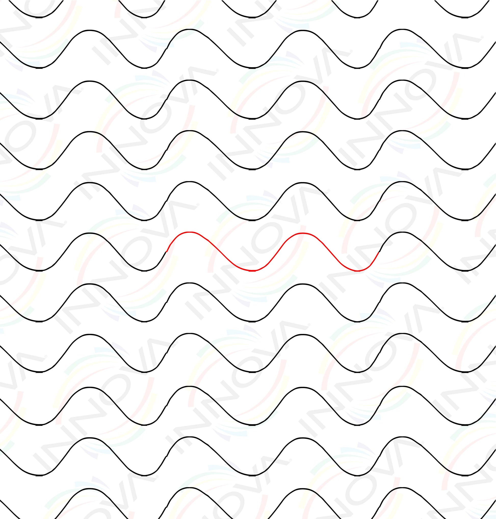 Wavy Lines by Sew Shabby Quilting – INNOVA Longarm