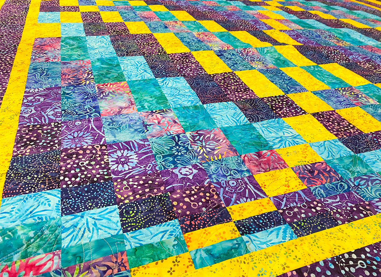 Jake's Wave Batiks Quilt Kit – INNOVA Longarm