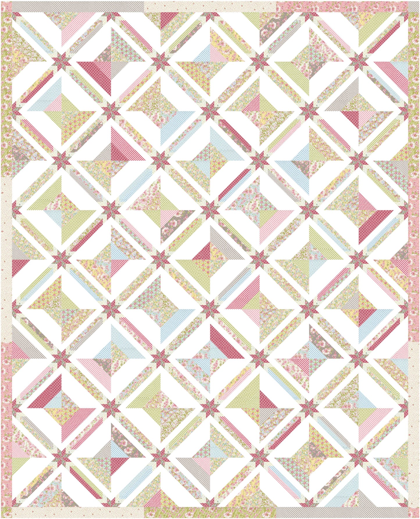 Grace Spools and Stars Quilt Kit