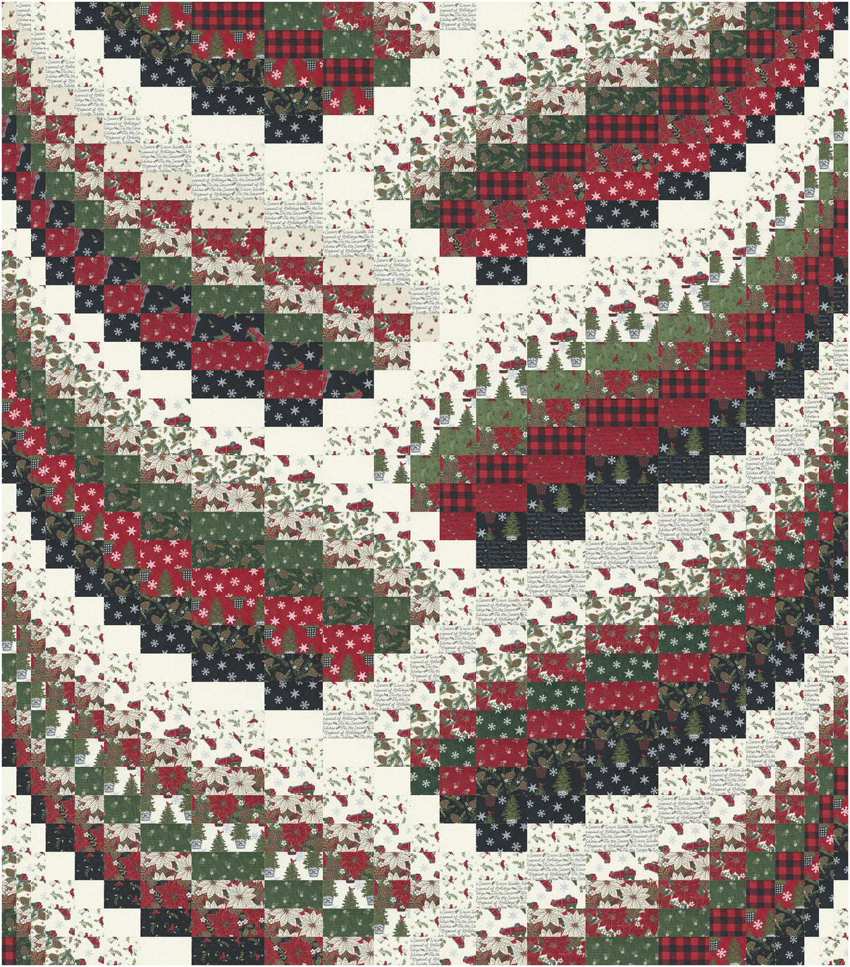 Bargello Braid Holly Berry Tree Farm Quilt Kit – INNOVA Longarm