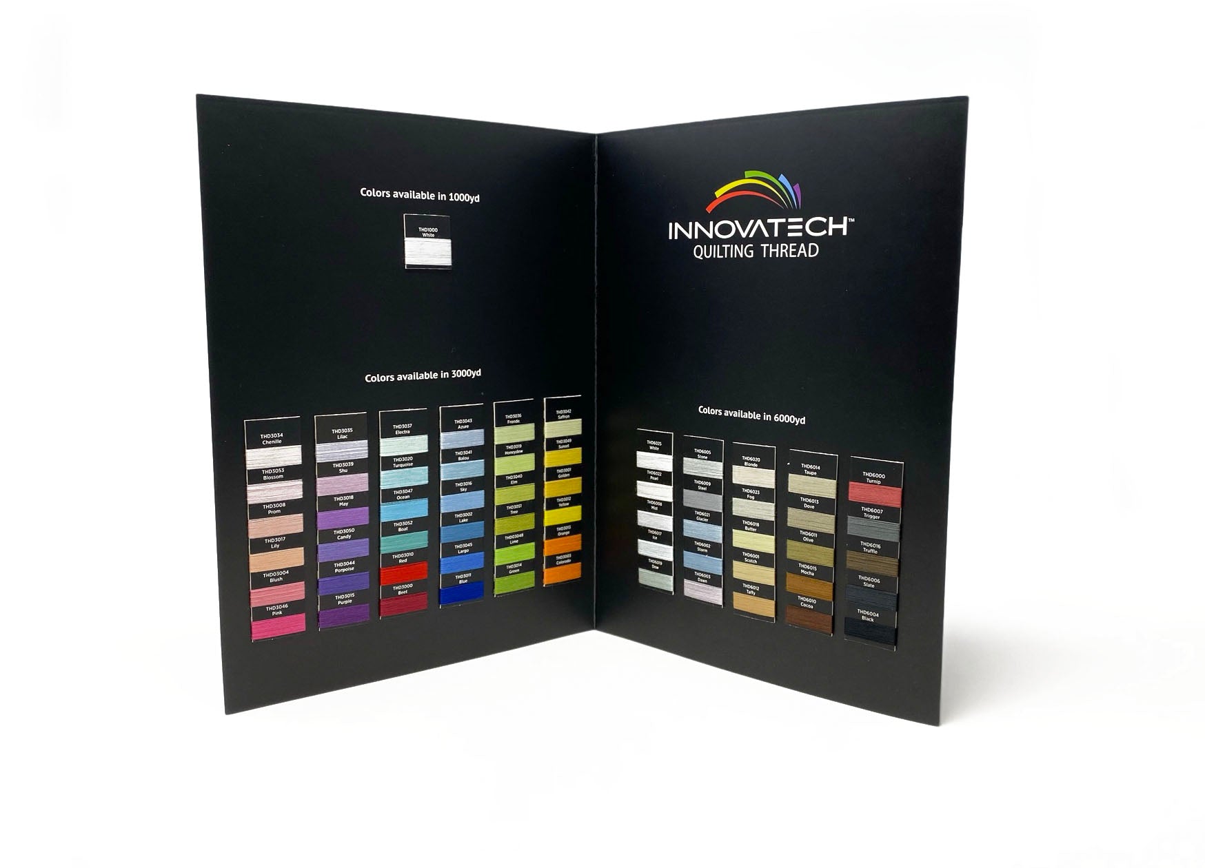 INNOVATECH Thread Color Card – INNOVA Longarm