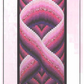 Pink Bargello Ribbon Pattern