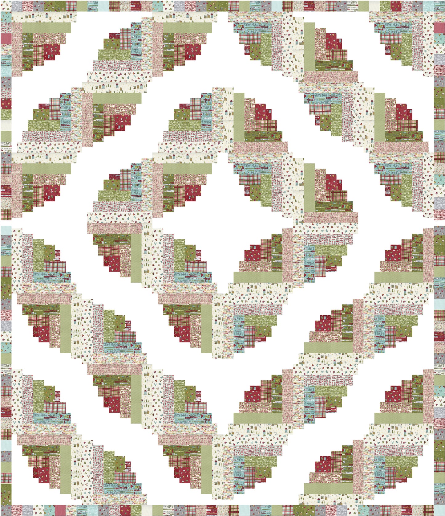 Snowkissed Square Dance Quilt Kit