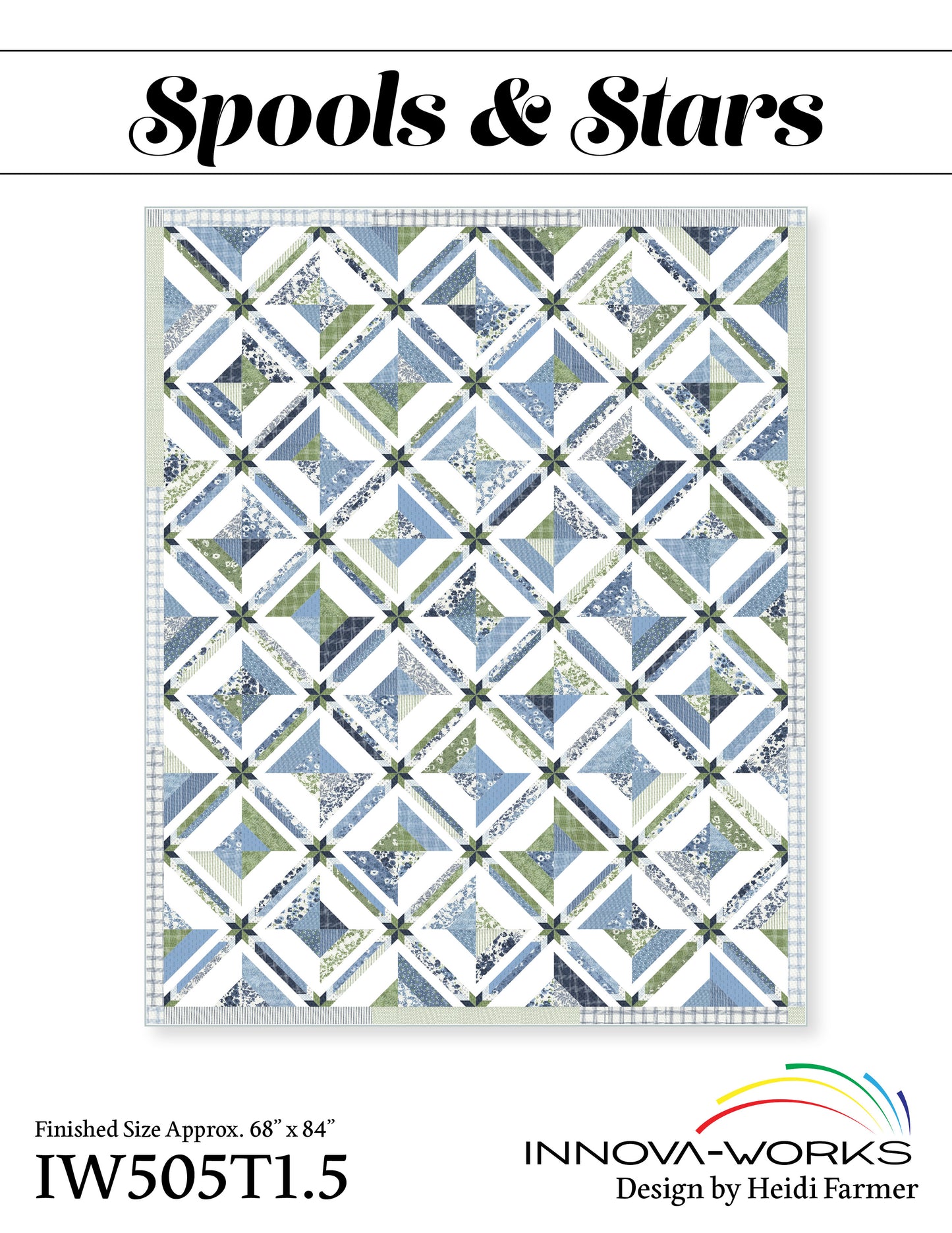 Spools and Stars Quilt Pattern