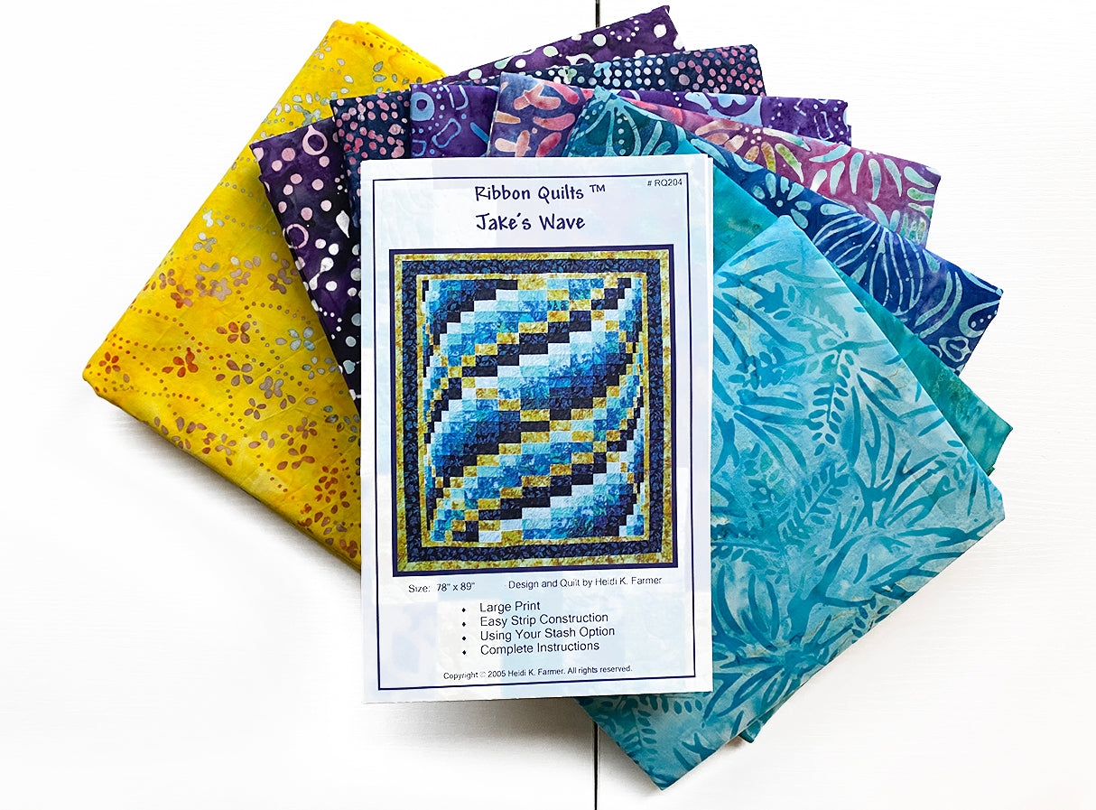 Jake's Wave Batiks Quilt Kit – INNOVA Longarm